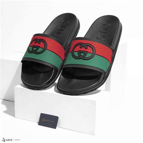 gucci slides nen|men gucci interlocking slides.